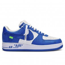 Louis Vuitton x Nike Air Force 1 Low White Team Royal