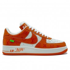 Louis Vuitton x Nike Air Force 1 Low White Orange