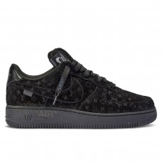 Louis Vuitton x Nike Air Force 1 Low Triple Black