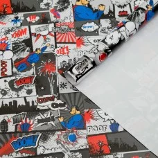 Бумага глянцевая "Комиксы", 50 х 70 см