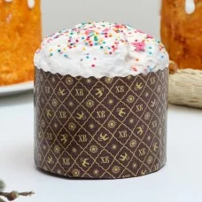 Форма бумажная для кекса, маффинов и кулича "ХВ" 110 х 85 мм  (фасовка 1900 шт)