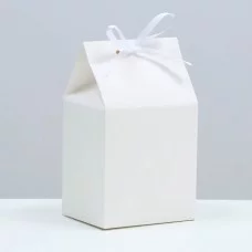 Бонбоньерка, белая, 8 х 10 х 16 см