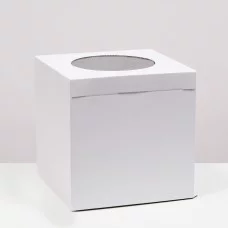 Кондитерская упаковка с окном, 30 х 30 х 30 см