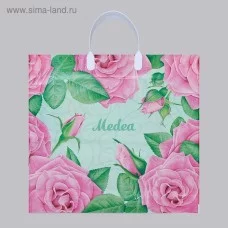 Пакет "Медея", полиэтиленовый с пластиковой ручкой, 38 х 35 см, 90 мкм