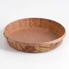 Форма бумажная "Кантри", золотой колос, коричневая, 18,5 х 3,5 см