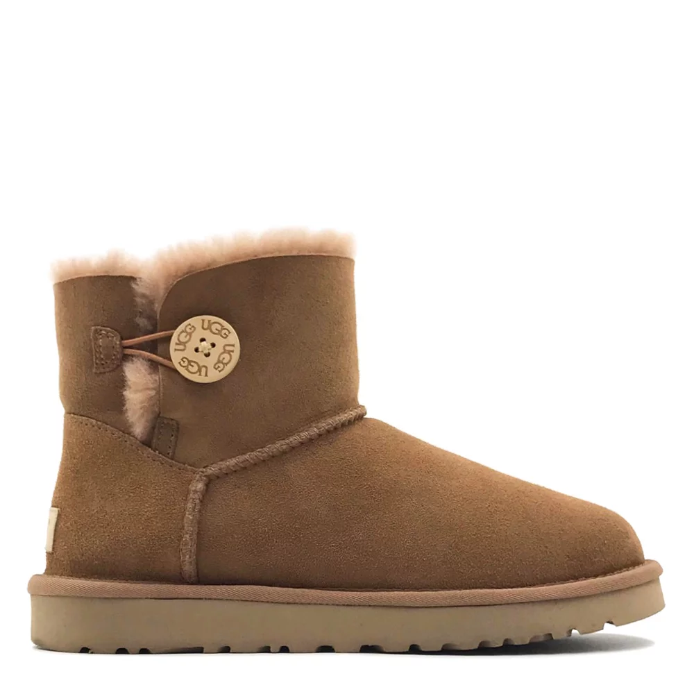 Ugg Mini Bailey Button II Chestnut