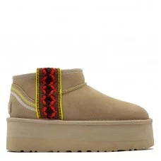 Ugg Classic Ultra Mini Braid Plarform Sand