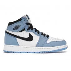 Jordan 1 Retro High White University Blue Black (GS)